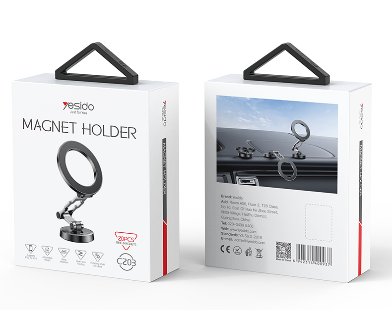 HOLDER YESIDO C203 Black