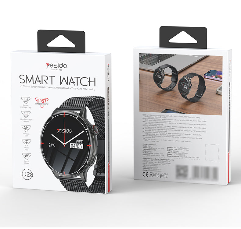 Sports Watch YESIDO IO28 BLACK