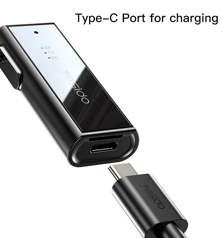 Aux cable YESIDO YAU41 BLACK