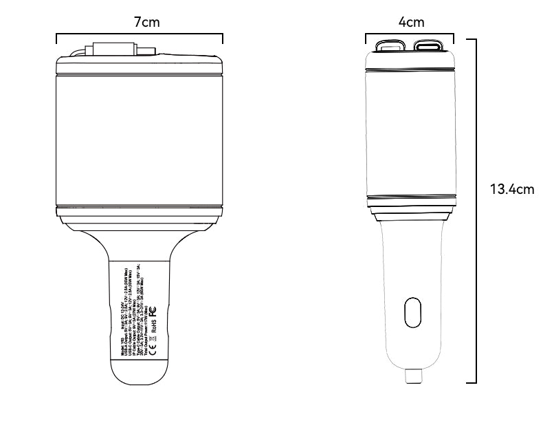 117W car charger Y63