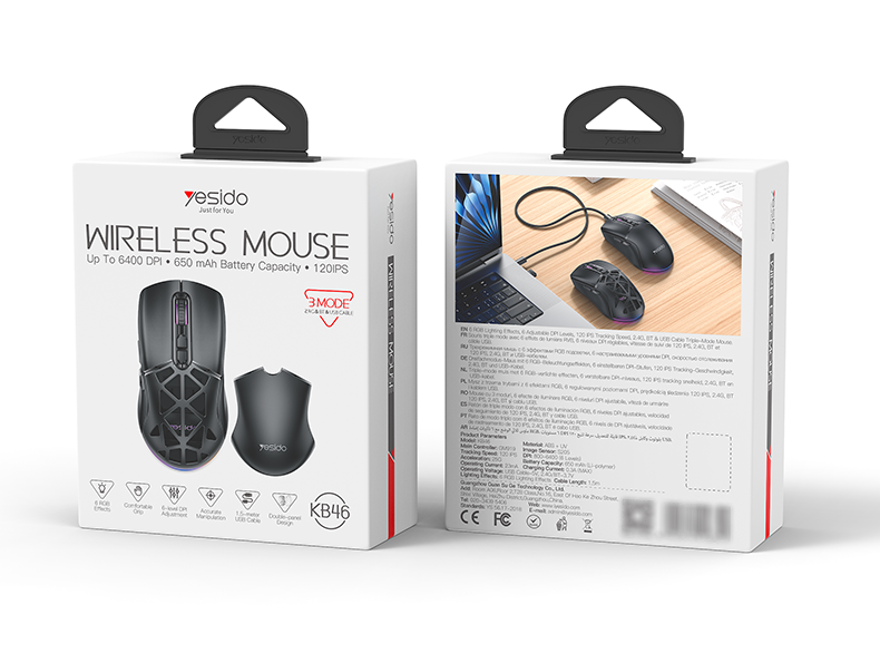 Mouse YESIDO KB46 BLACK