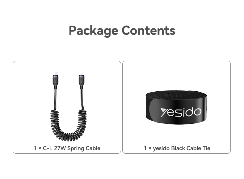 CABLE YESIDO CA205P BLACK