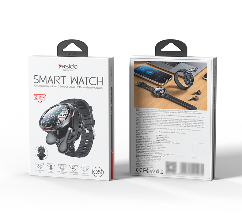 Sports Watch YESIDO IO50 BLACK