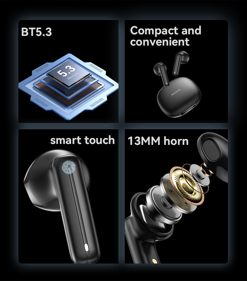 AIRPOD YESIDO TWS25 BLACK