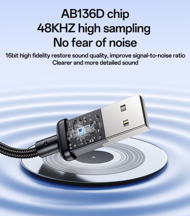 Aux cable YESIDO YAU46 BLACK