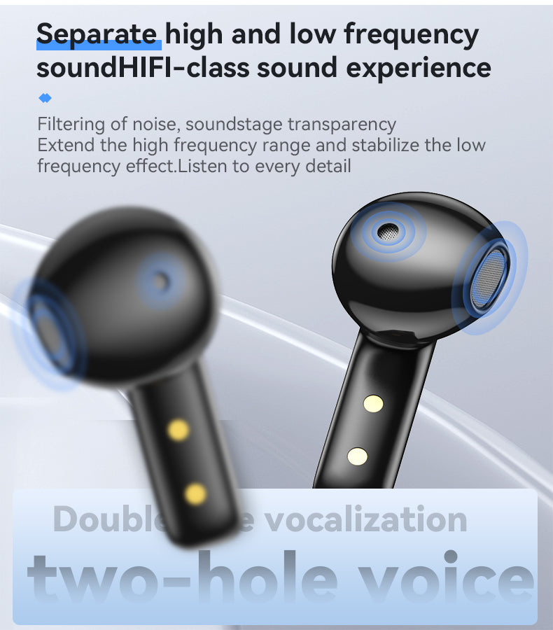 AIRPOD YESIDO TWS25 BLACK