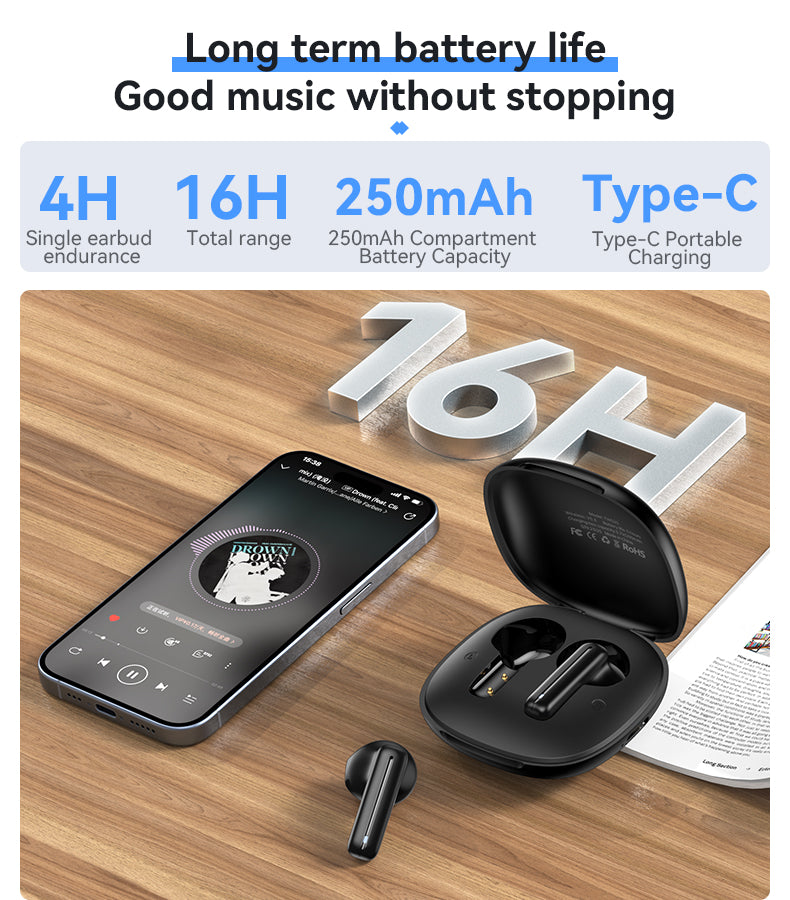 AIRPOD YESIDO TWS25 BLACK