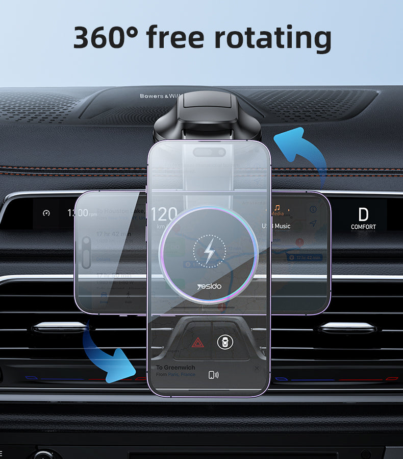 Arm Bendable Magnetic Wireless Charging Phone holder C292
