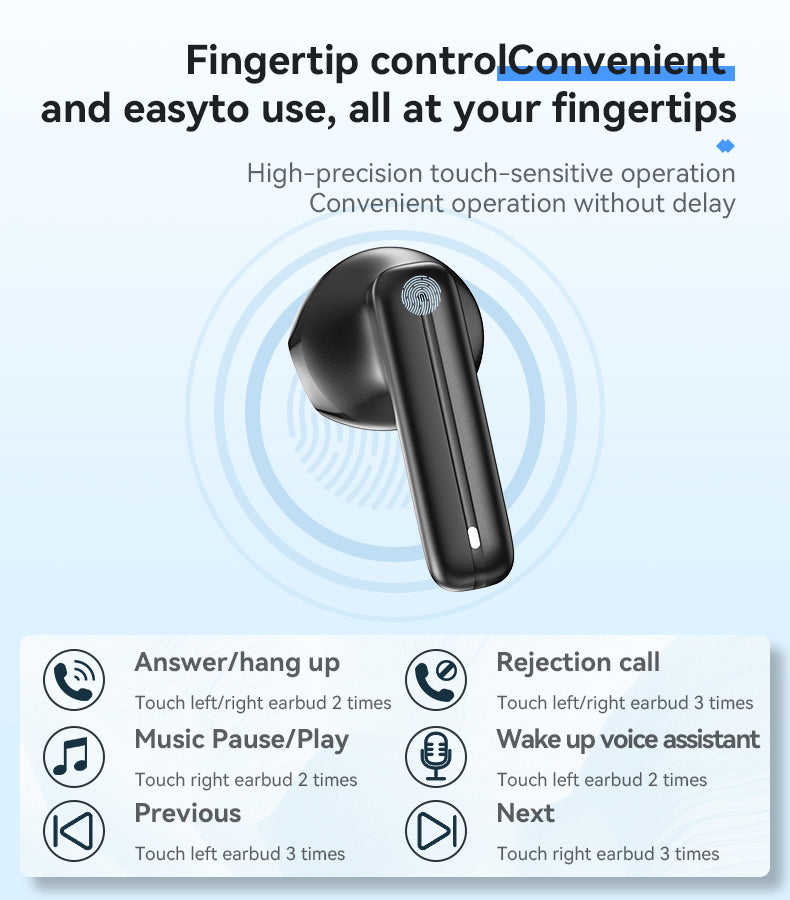 AIRPOD YESIDO TWS25 BLACK