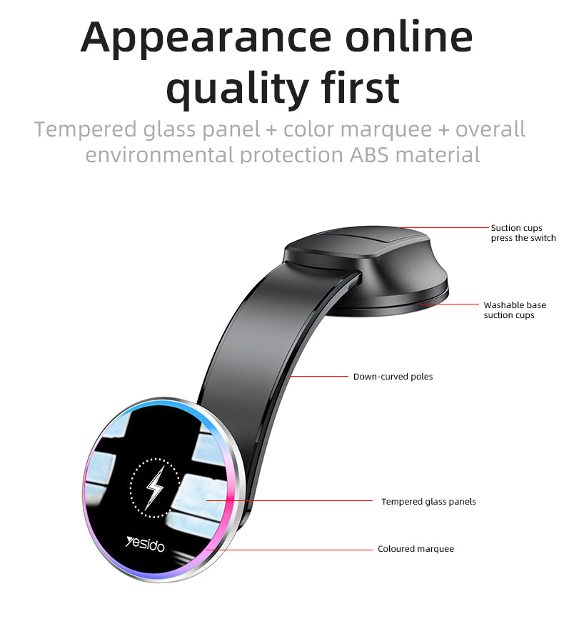 Arm Bendable Magnetic Wireless Charging Phone holder C292