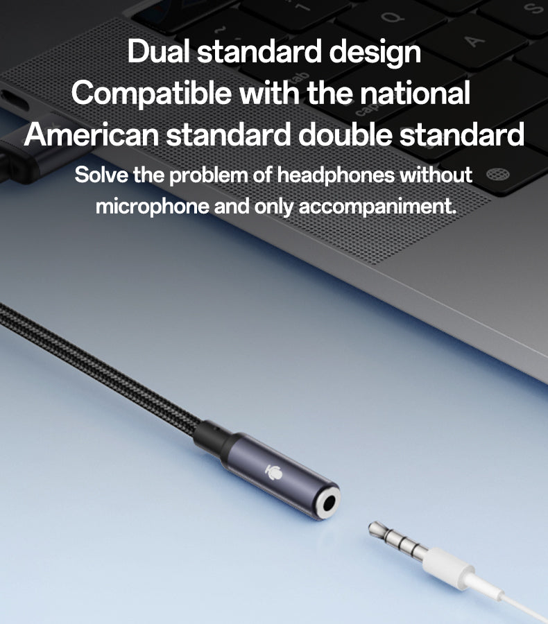 Aux cable YESIDO YAU46 BLACK