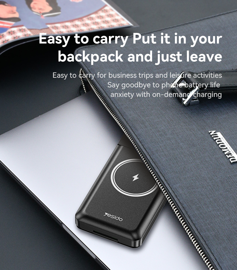 Power bank YESIDO YP69 BLACK