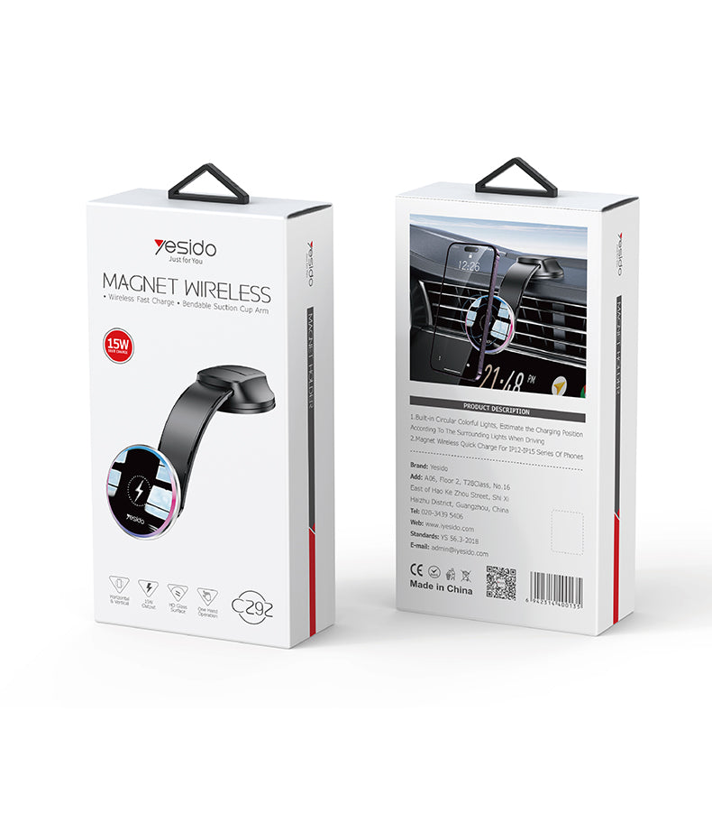 Arm Bendable Magnetic Wireless Charging Phone holder C292