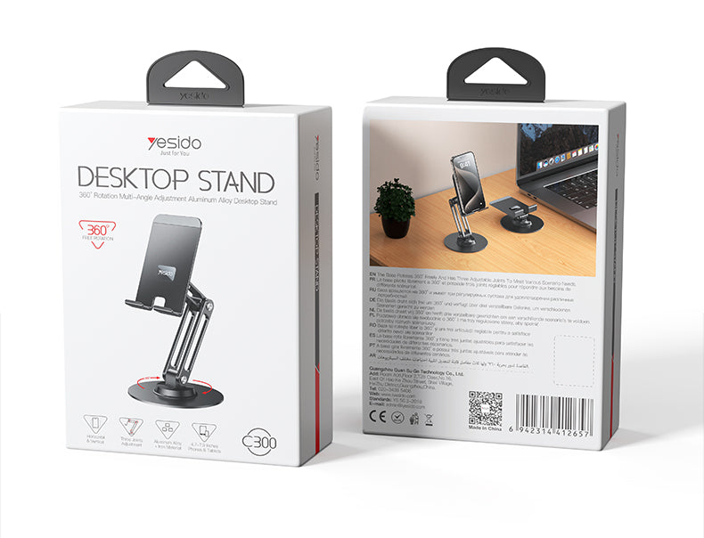 HOLDER YESIDO C300 Black