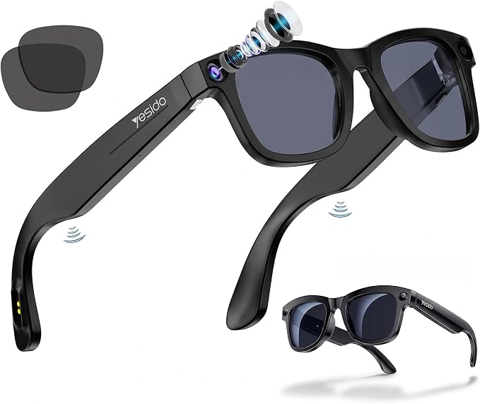 Smart Glasses YESIDO IO42 BLACK