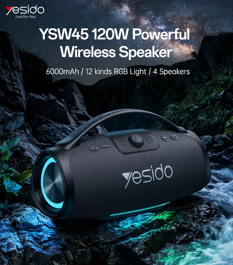 SPEAKER YESIDO YSW45 BlACK