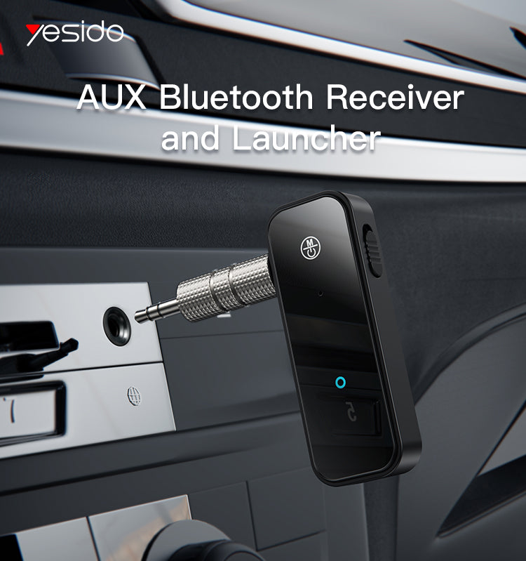 Aux cable YESIDO YAU25 BLACK