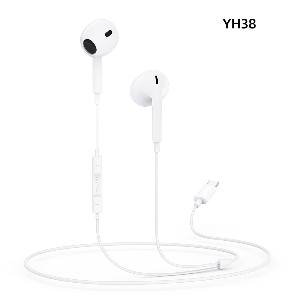 EARPHONE YESIDO YH38 White