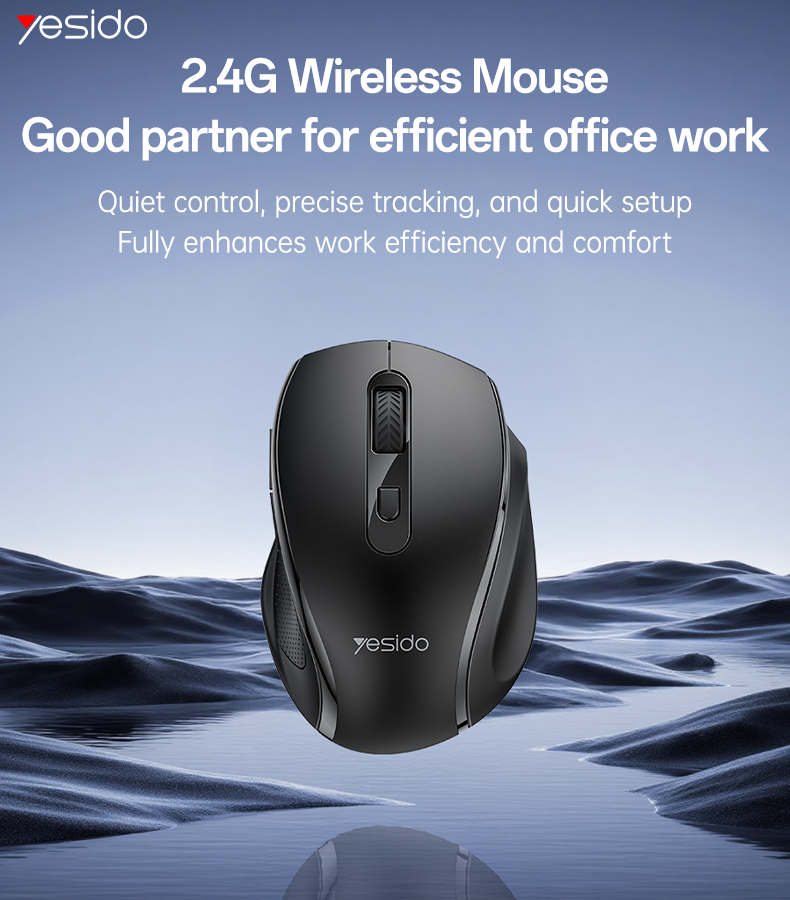 Mouse YESIDO KB45-white WHITE