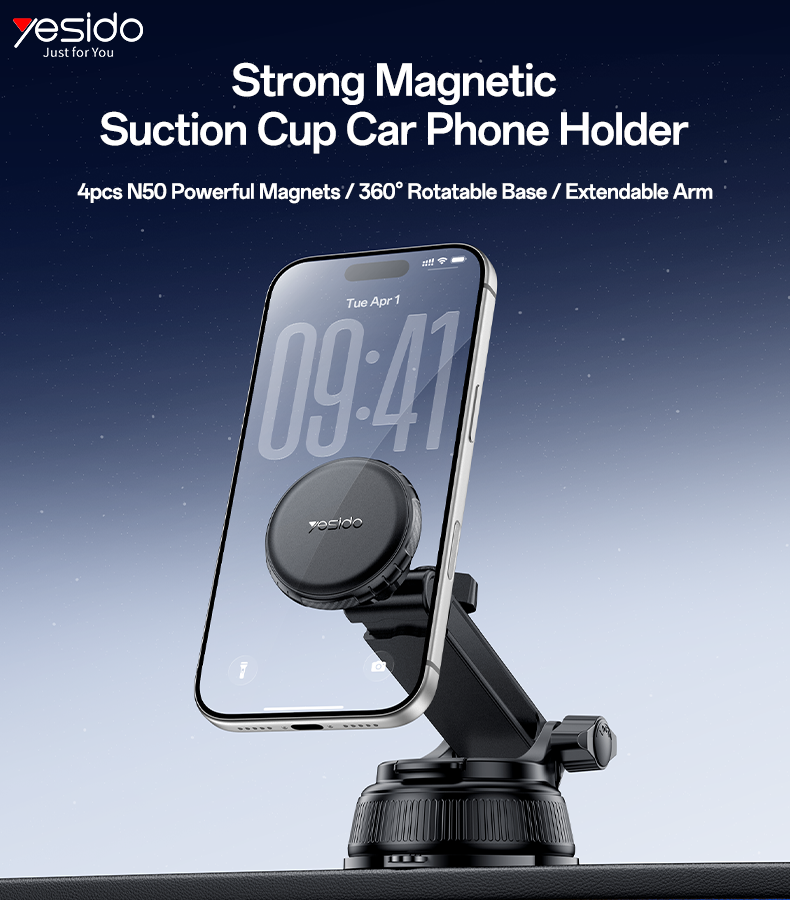 HOLDER YESIDO C276 BLACK