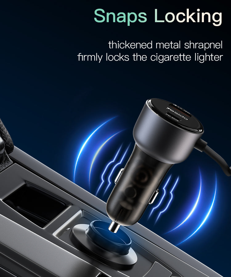 Car charger YESIDO Y57 BLACK