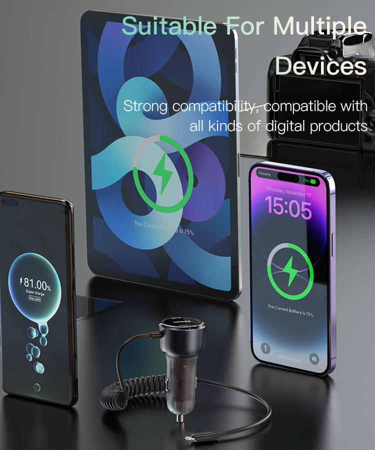 Car charger YESIDO Y57 BLACK