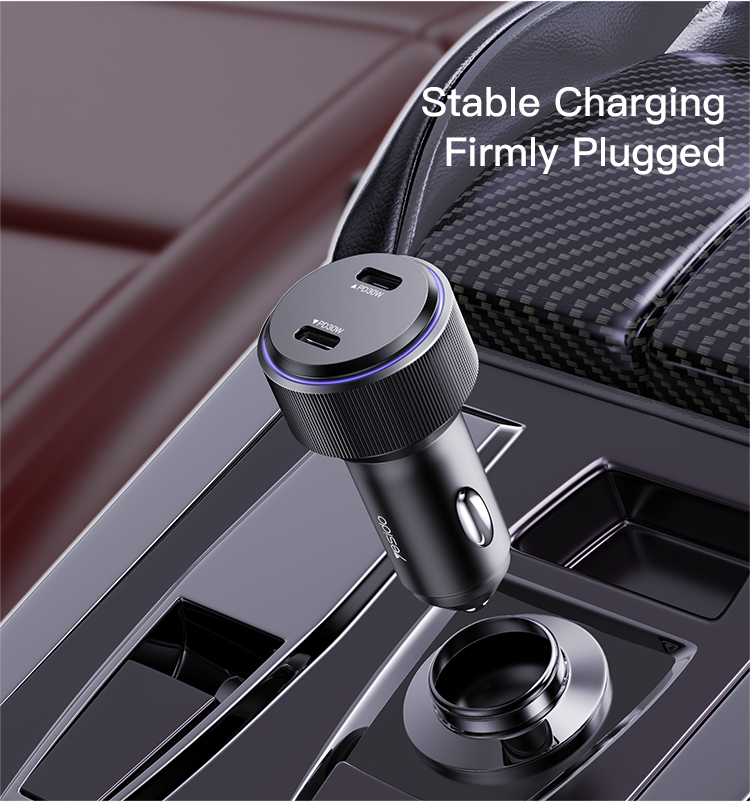 Car charger YESIDO Y48 BLACK