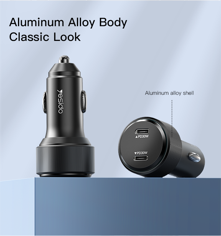Car charger YESIDO Y48 BLACK