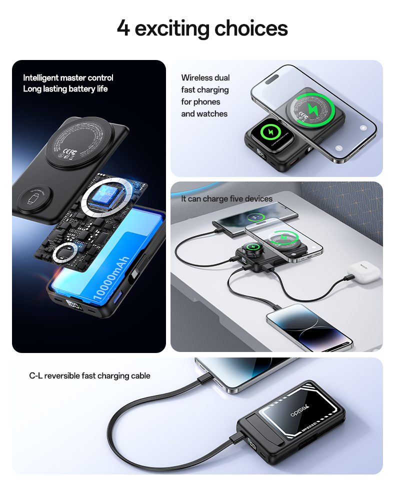 Power bank YESIDO YP79 BLACK
