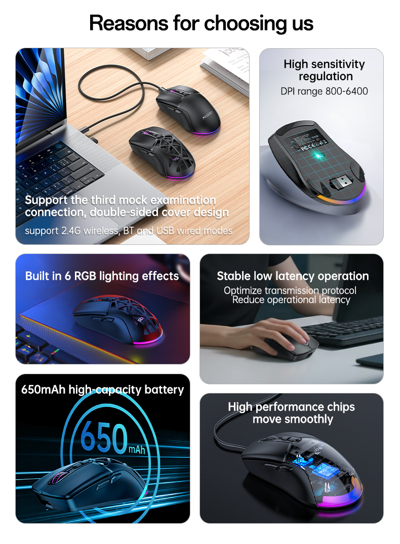 Mouse YESIDO KB46 BLACK