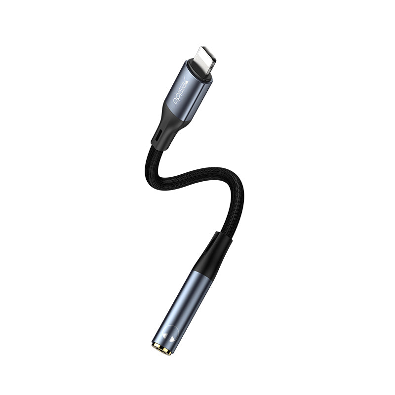 Aux cable YESIDO YAU37 BLACK