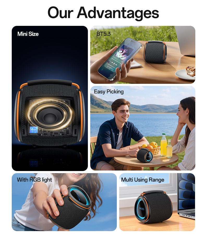 SPEAKER YESIDO YSW40 BLACK