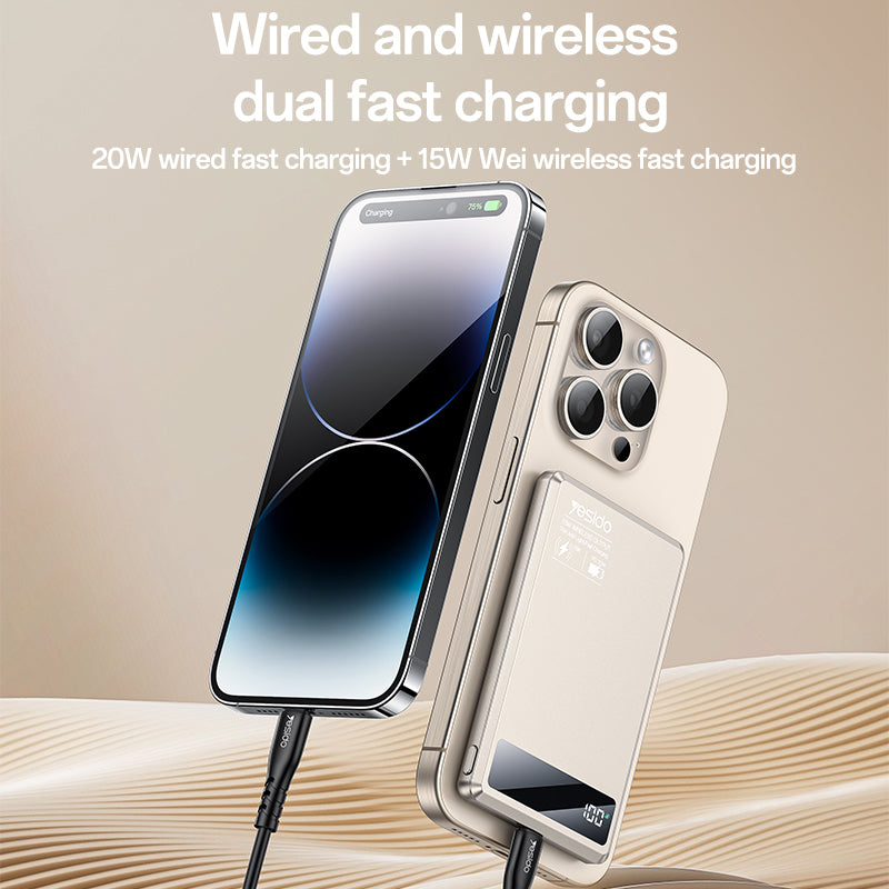 Power bank YESIDO YP66 GOLD