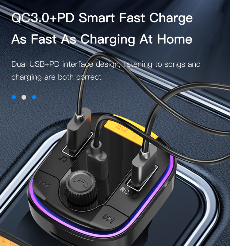 CAR CHARGER YESIDO Y45 Black