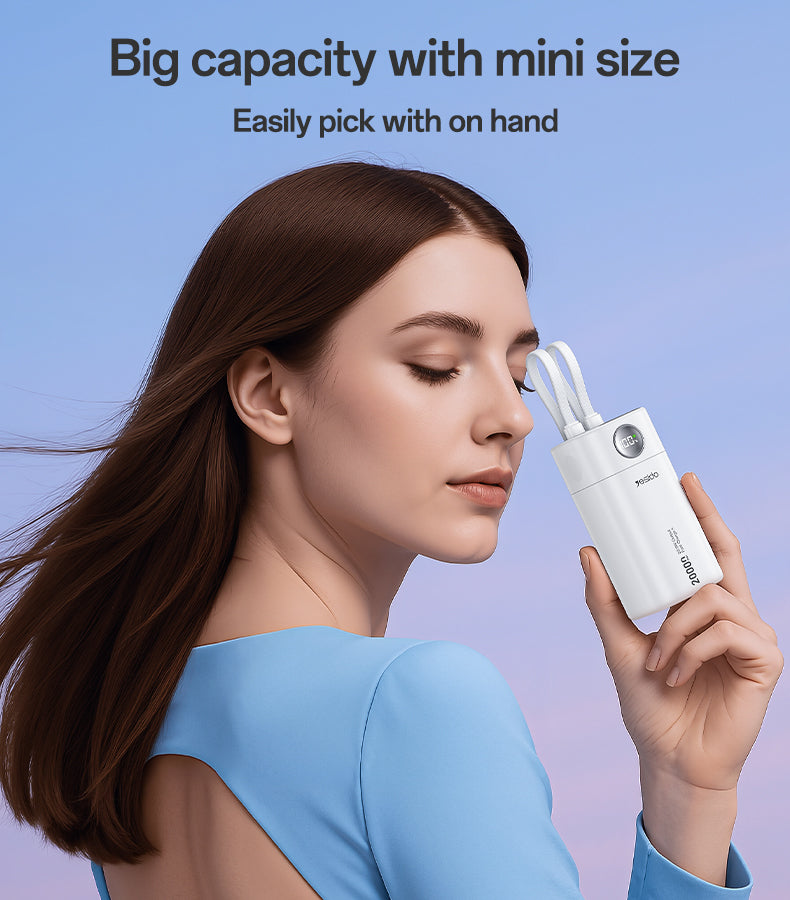 Power bank YESIDO YP86 WHITE