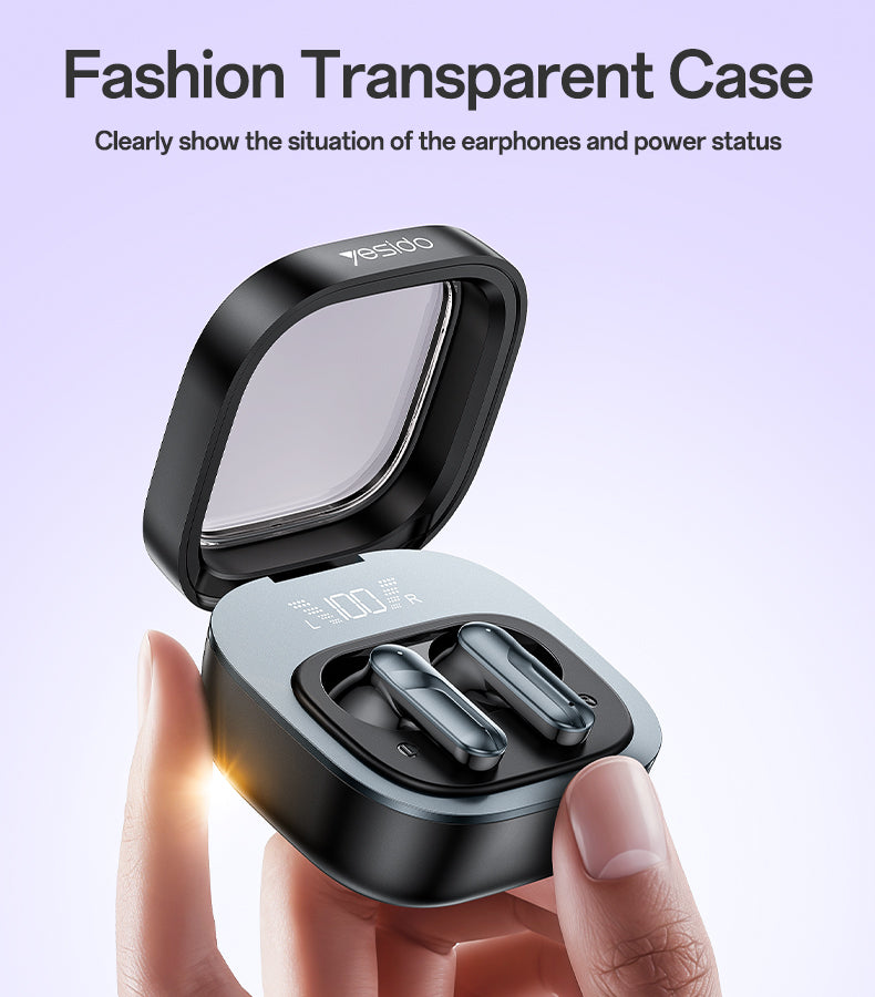 AIRPOD YESIDO TWS36 BLACK