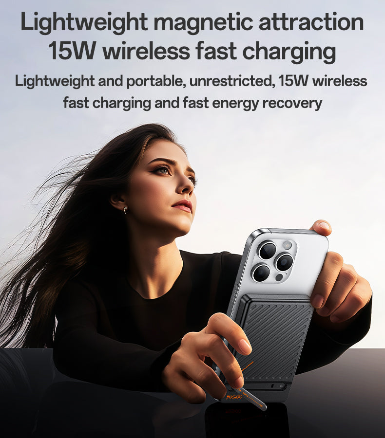 Power bank YESIDO YP78 BLACK