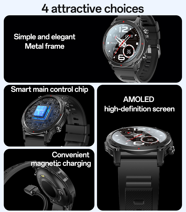 Sports Watch YESIDO IO31 BLACK