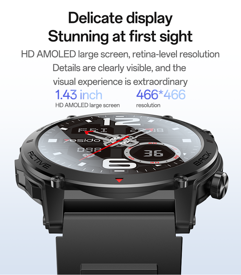 Sports Watch YESIDO IO31 BLACK