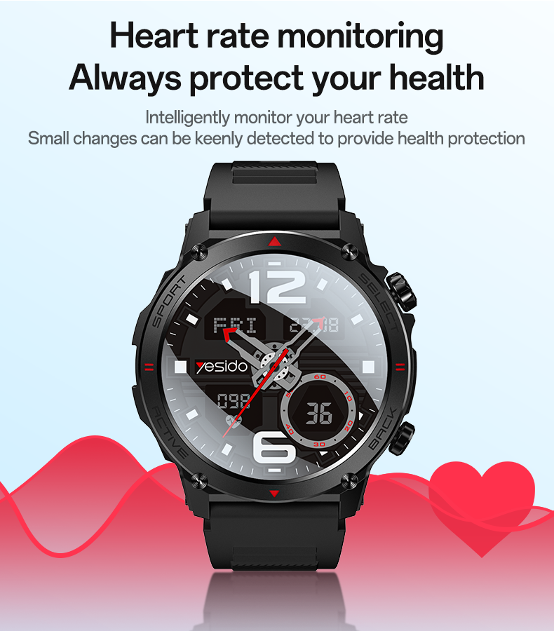 Sports Watch YESIDO IO31 BLACK