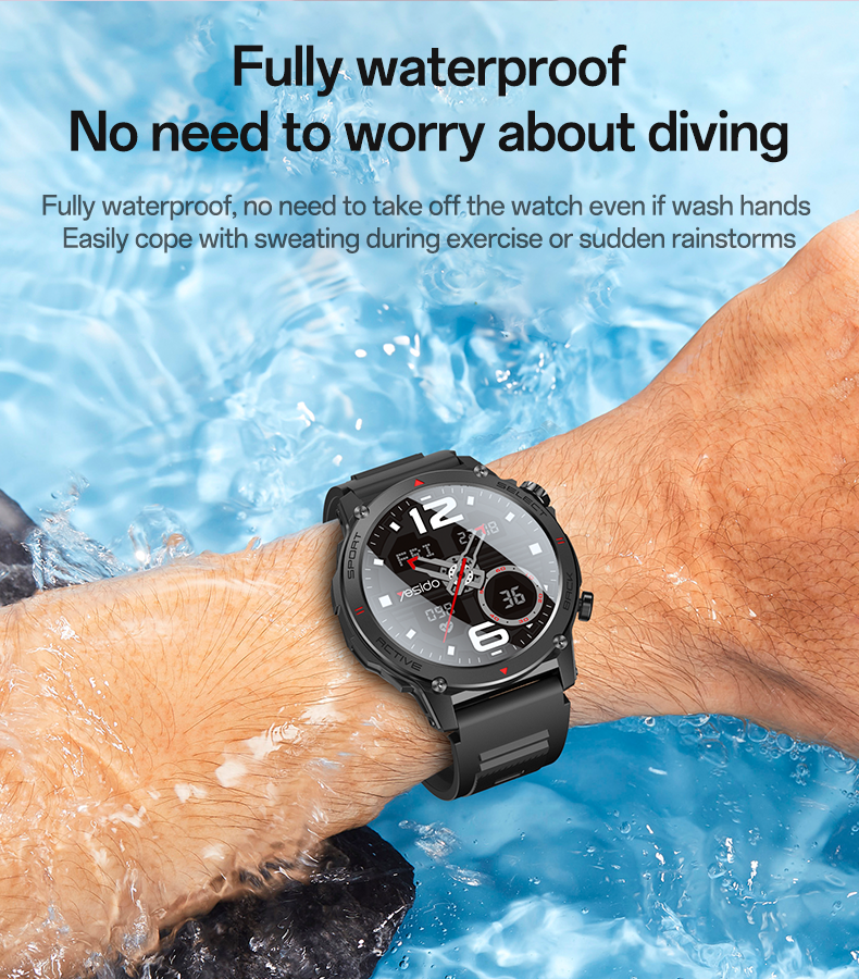 Sports Watch YESIDO IO31 BLACK