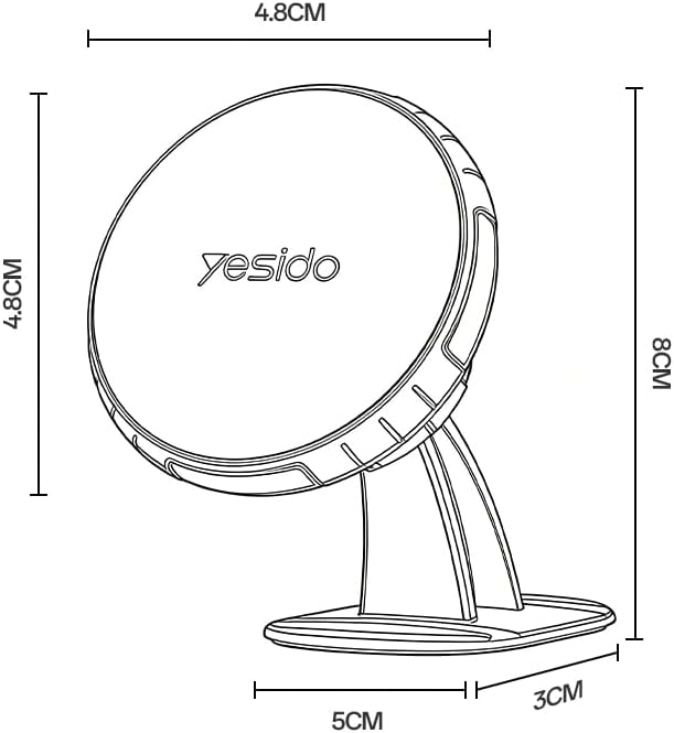 HOLDER YESIDO C235 BLACK