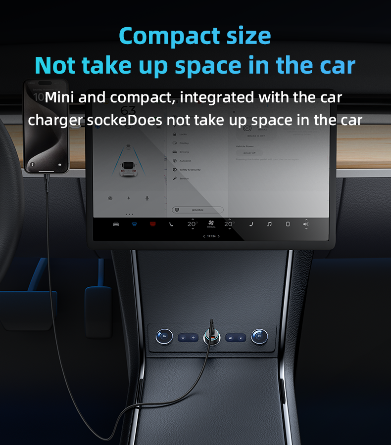 38W Fast Charging Car Charger Y60
