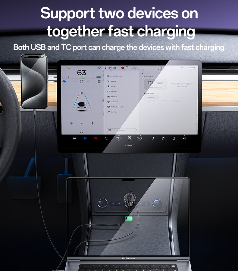 Car charger YESIDO Y65 BLACK