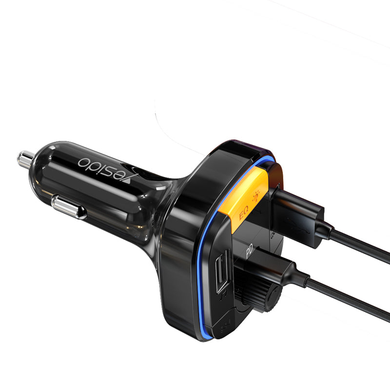 CAR CHARGER YESIDO Y45 Black