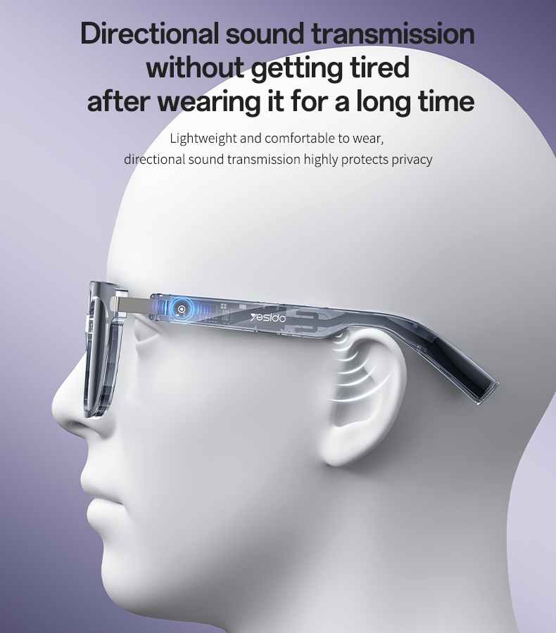 SMART GLASSES YESIDO IO41 Gray
