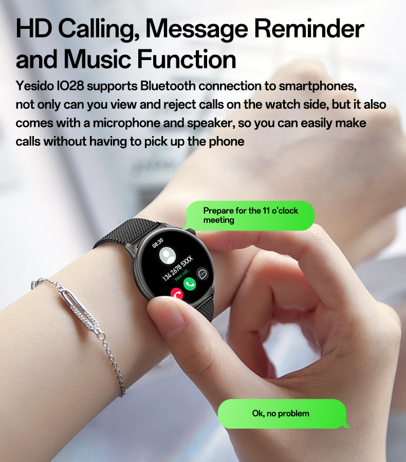 Sports Watch YESIDO IO28 BLACK