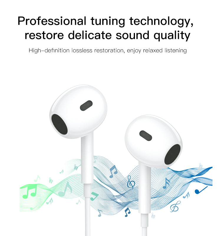 EARPHONE YESIDO YH38 White