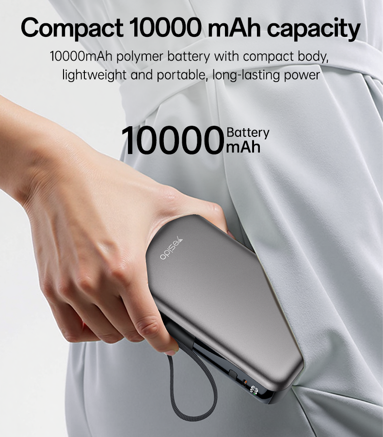 Power bank YESIDO YP90E GRAY