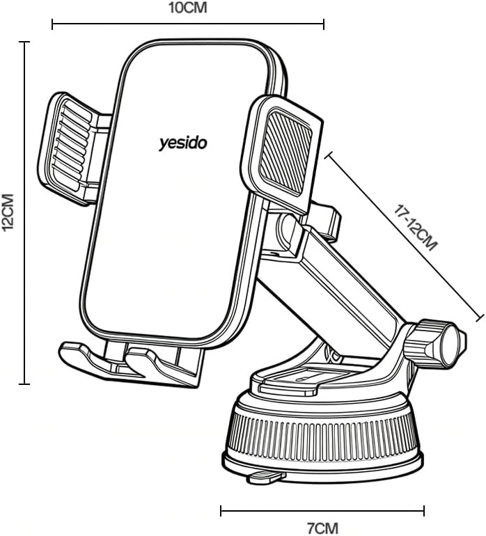 HOLDER YESIDO C279 BLACK